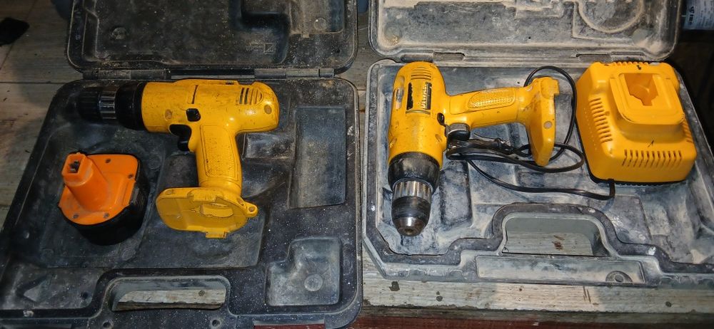 Wkrętarki Dewalt z walizką