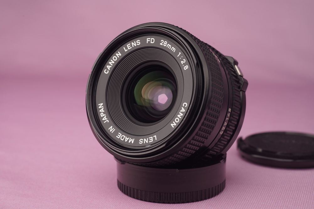 Canon FD 28mm f/2.8 - manualny obiektyw szerokokątny z ery analogowej || Darmowa dostawa