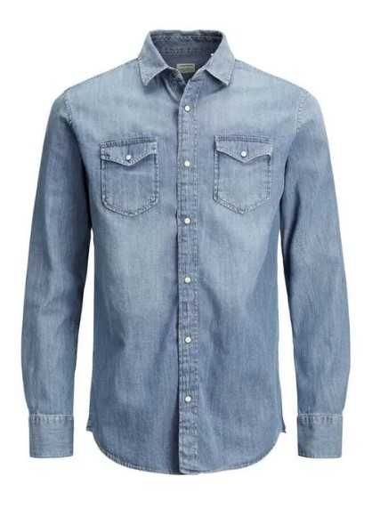 JACK&JONES - Sheridan Shirt - Męska Koszula Jeansowa S Nowa !