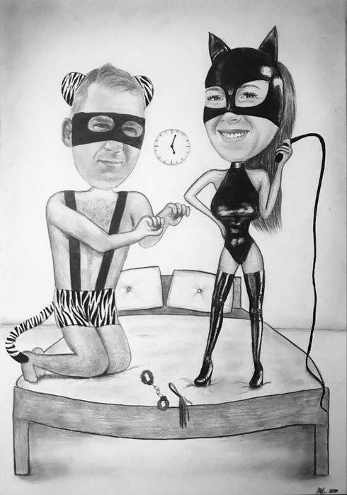 Portret na zamówienie | 2-3 dni! | Ślubne, karykatury, grupowe i inne