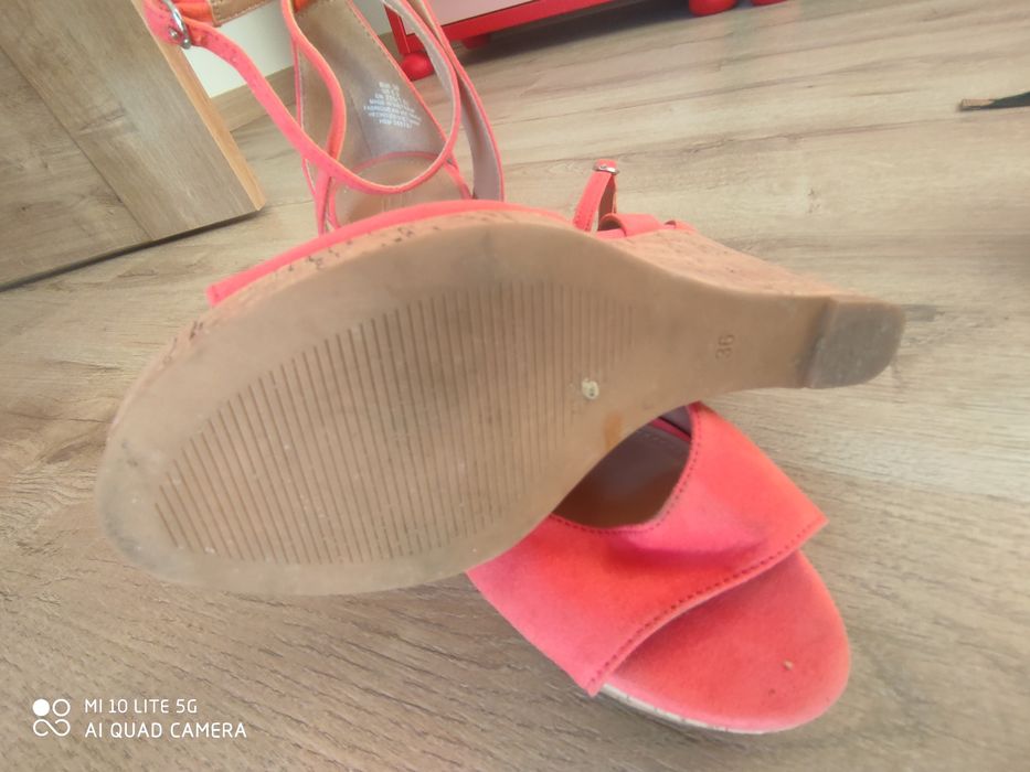 Sandałki na koturnie H &M r 36