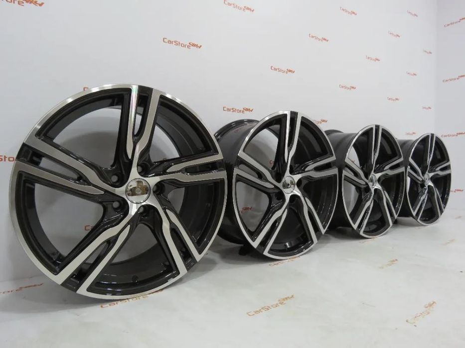 Jantes Volvo Look R Design 18 x 8 et48 5x108 Preto e polido