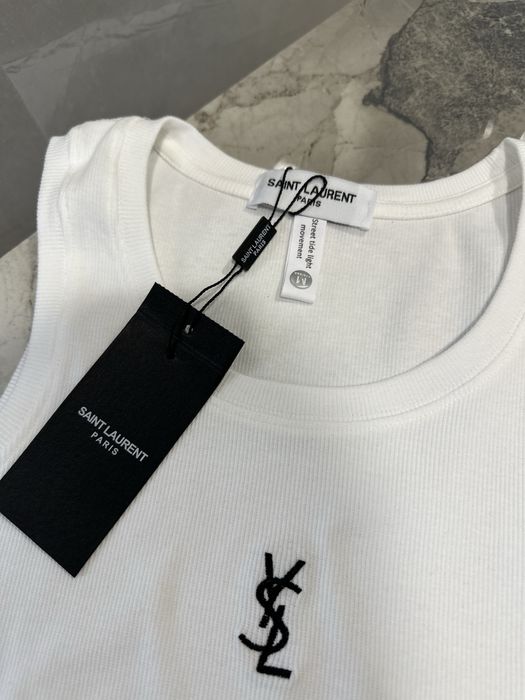 Майка ysl, футболка ysl, базова майка , сен лоран кофта