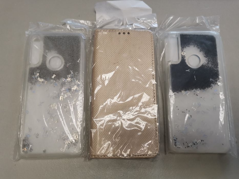 Komplet 3 sztuk etui pokrowiec futerał case plecki do Huawei P Smart Z