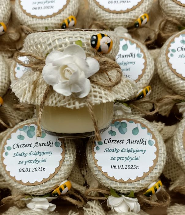 Podziękowania dla gości miód 40,80,130 ml