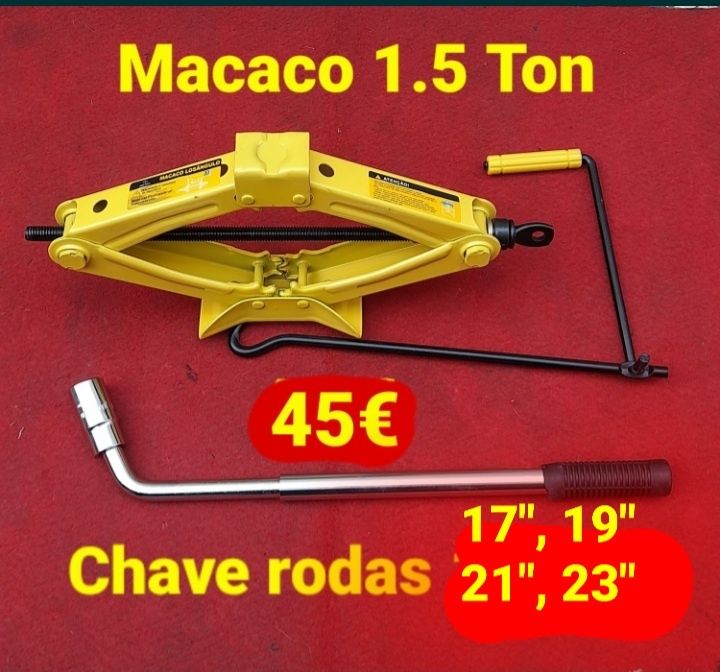 KIT macaco universal chave rodas