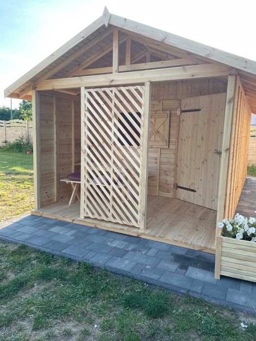 Domek letniskowy drewniany altana ogrodowa  5x3
