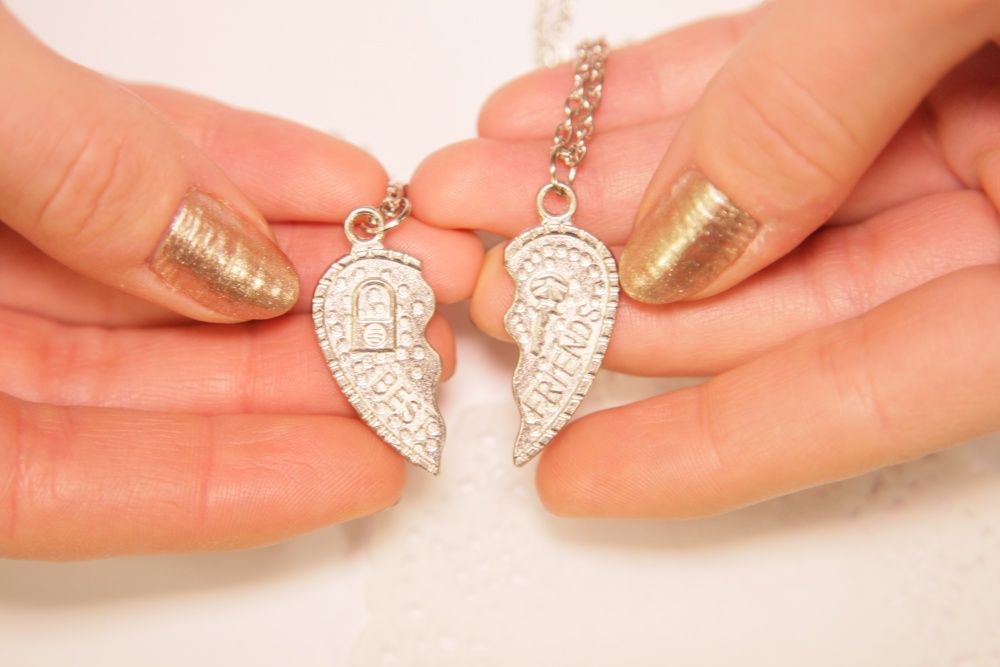 Подвески "Половинки сердца" - Best friends