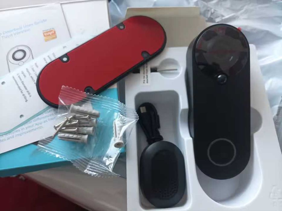 Дверний дзвінок Tuya з камерою, відеодзвінок + MicroSD 64 Gb