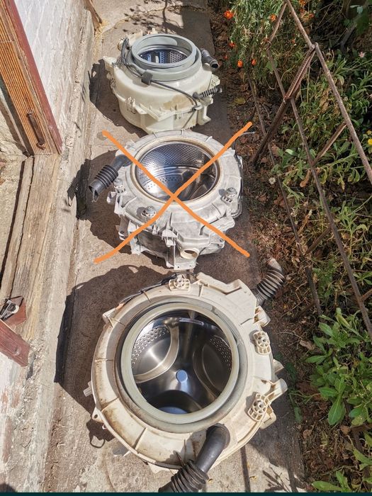 Бак стиральная машина Indesit полубак