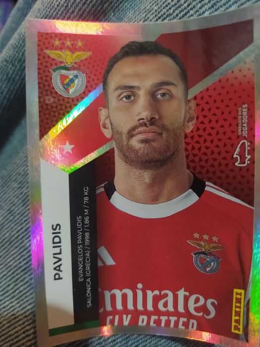 Pavlidis cromo,2026 sport Lisboa e Benfica 94 metalizado