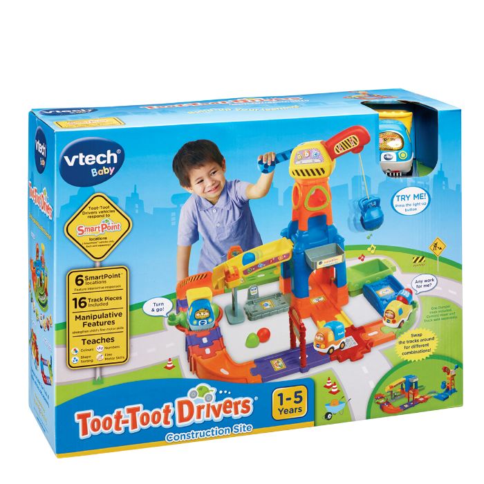 VTECH TORY TOOT-TOOT - Vtech Zestawy Torów , Autka