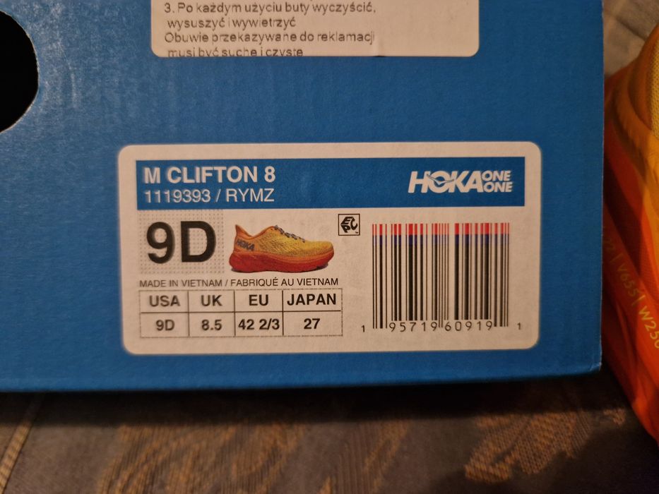 Buty Hoka Clifton 8 piękne