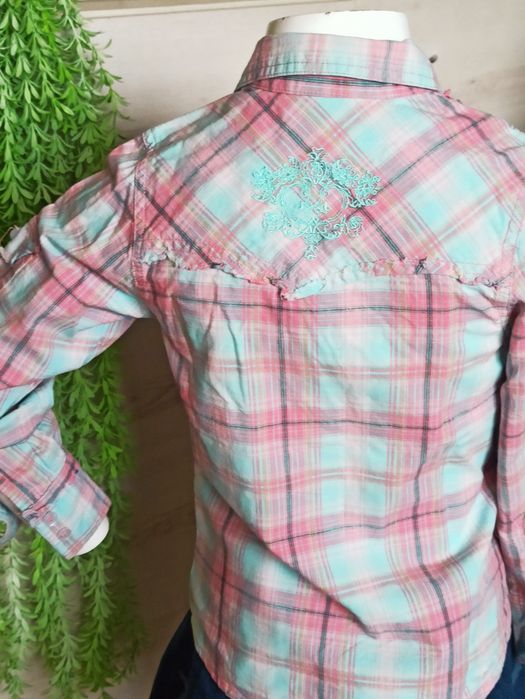 Sg Koszula 122 bluzka 122 dla dziewczynki koszulowa bluzka 122