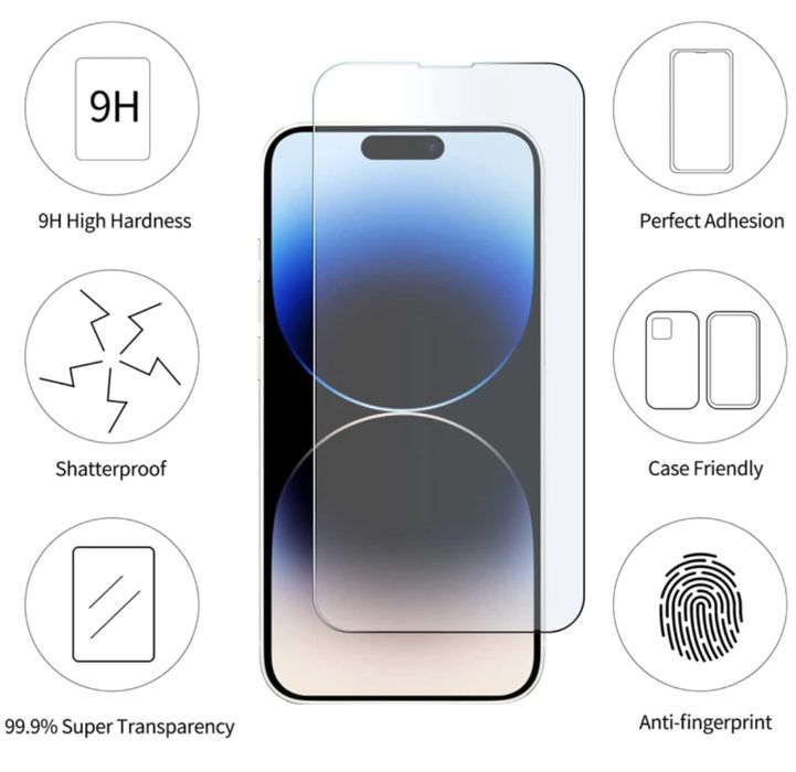 Capa black Mate Magsafe iPhone 16  + Vidro Temperado 9H IPhone 14 pro