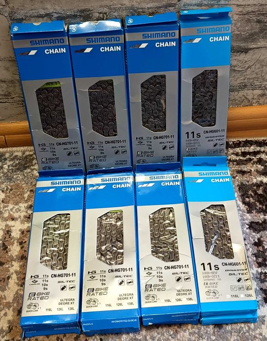 Велосипедний ланцюг Shimano CN-HG701 ULTEGRA / DEORE XT 116 ланок