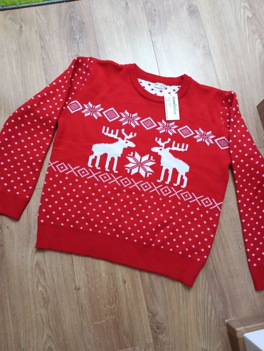 Sweter damski świąteczny rozmiar M z metką