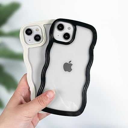 NOWE Etui WAVE do iPhone 15 Clear Case Plecki Bezbarwne Czarne odporne