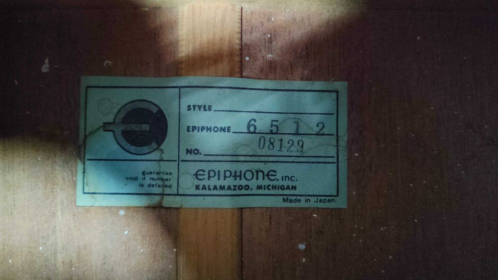 Epiphone 6512 (Aria) Japan-Gitara klasyczna 4/4