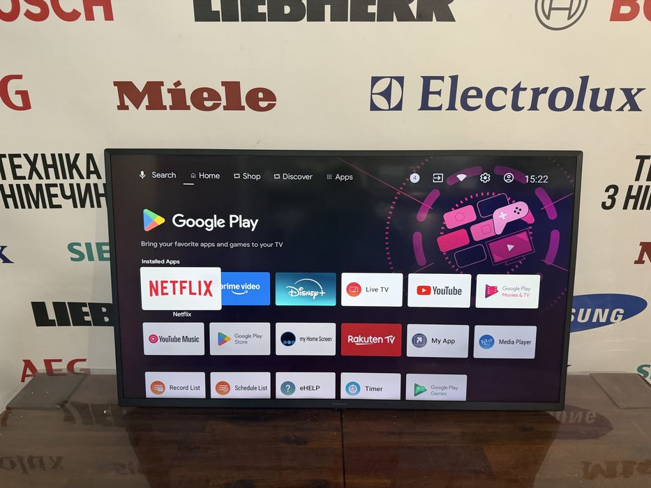 Телевізор Panasonic TX-40JX800E з Німеччини