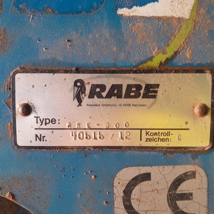 Brona wirowa agregat aktywny uprawowo siewny Rabewerk 3 metry