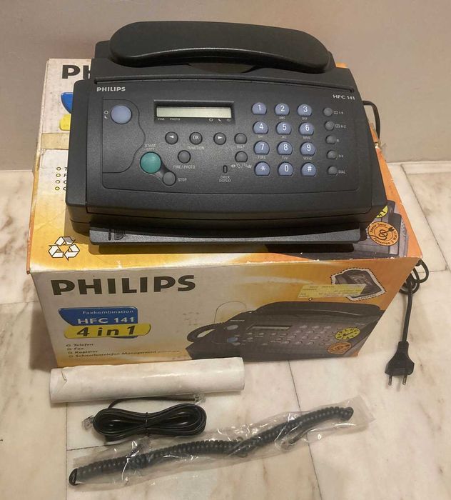 Telefone, Fax e Fotocopiadora Philips HFC-141 (novo)