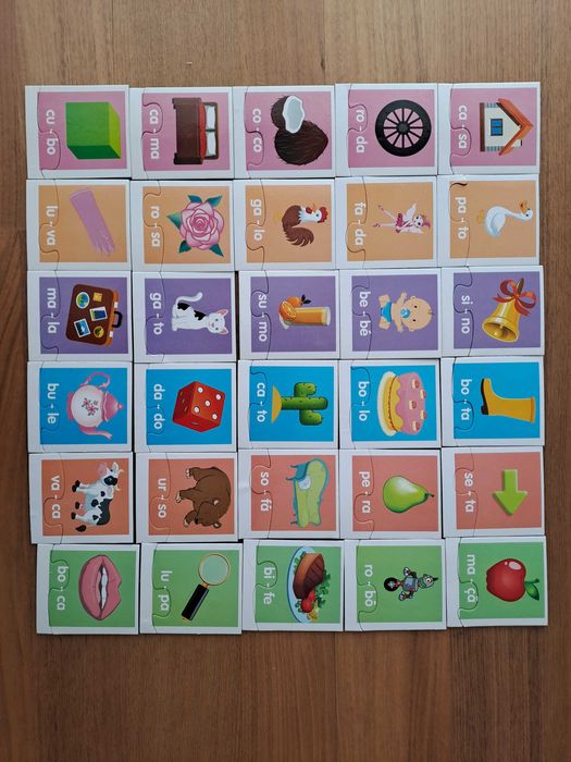 Puzzle As sílabas 5+