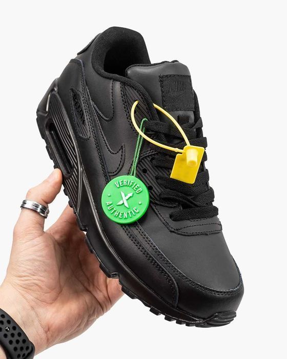 Кросівки Nike Air Max 90 Triple Black premium