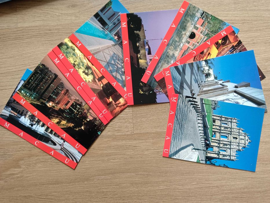 Vários postais coleção