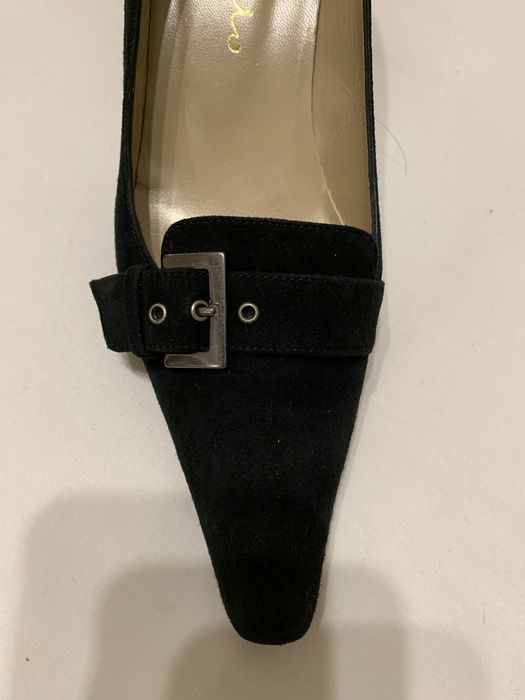 Sapatos camurça pretos