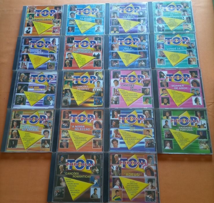 2,5 € cada , cds varios estilos musicais da musica portuguesa