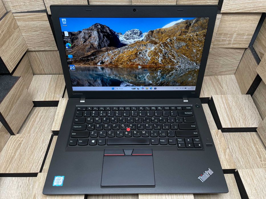 №5504 Ноутбук Lenovo ThinkPad T460 14" FHD IPS/i5-6200U/8Gb/SSD256