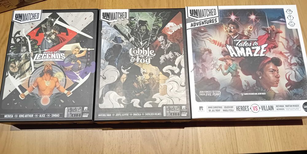 Zestaw Unmatched: Bitwa Legend, Bruk i Mgła, Opowieści Niesamowite