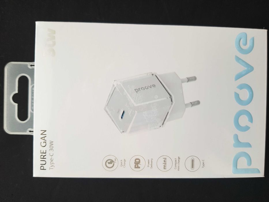 ЗУ Proove Pure GaN QC/PD 30W USB-C White (WCPU30012202)