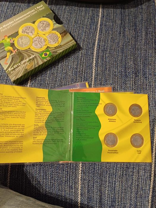 Moedas RARAS Olimpíadas Rio 2016