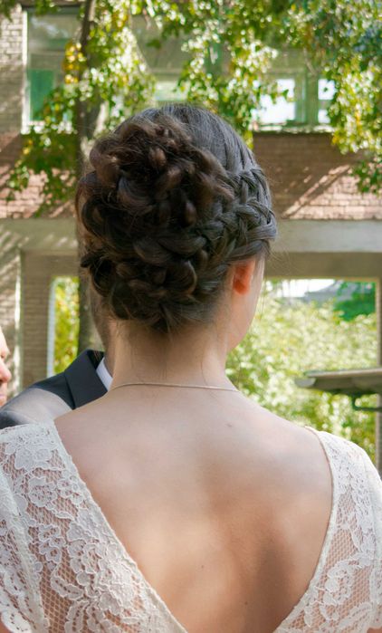 Весільна сукня на зріст 180 см, розмір умовно М