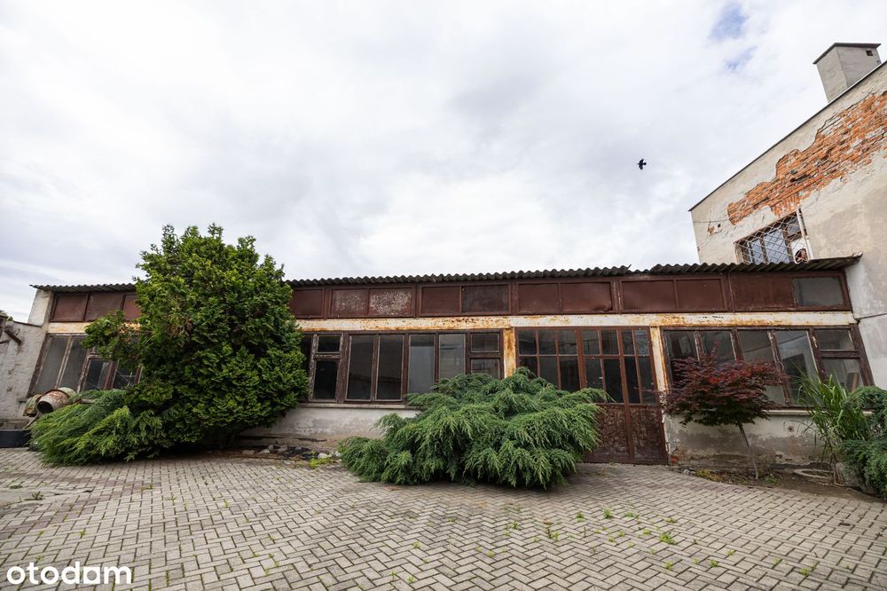 Dom 360m2 + hale 500 m2 na działce 21a w Centrum