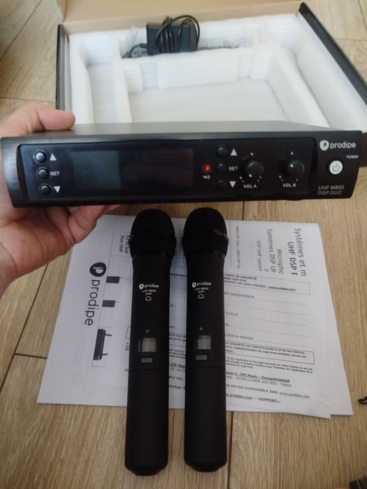 Mikrofony bezprzewodowe Prodipe M 850 UHF DSP Duo
