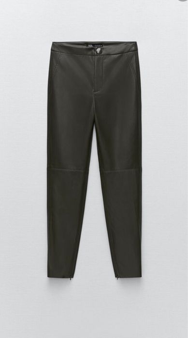 Шкіряні штани ZARA
