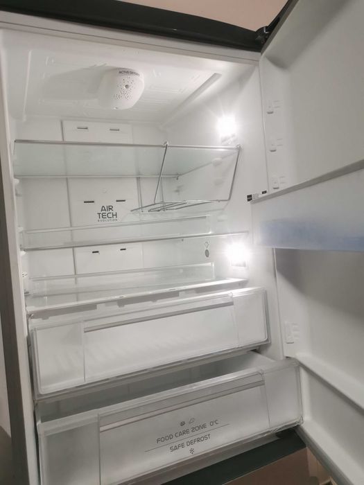 Combinado inox hotpoint