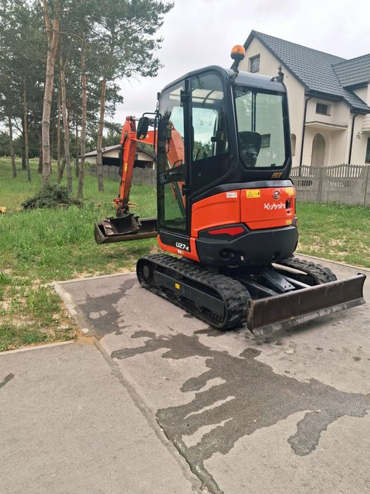 Minikoparka gąsiennicowa KUBOTA U27-4, rok 2019