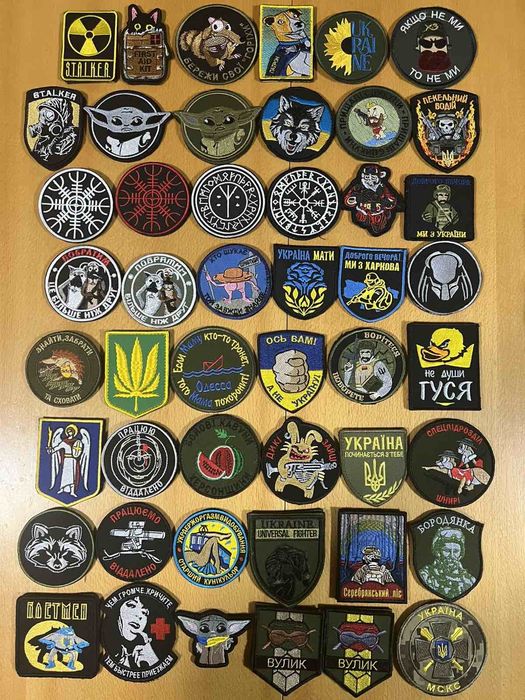 ЦІНА 65ГРН!!Продам шеврони ЗСУ(патріотіка та різне)