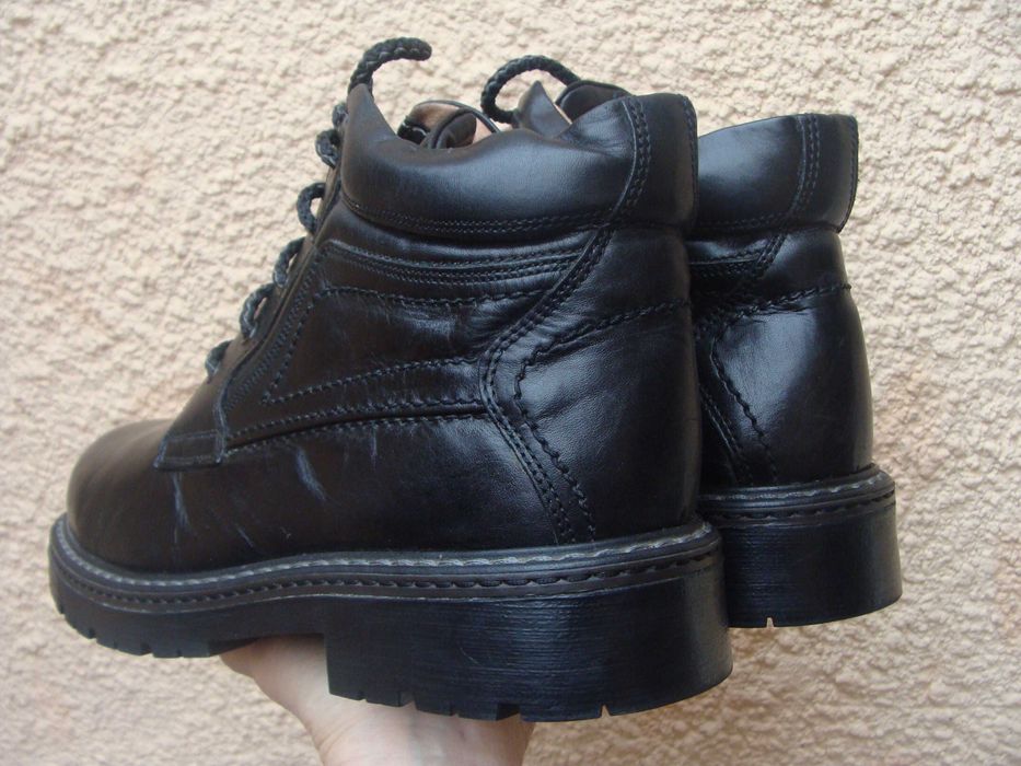 46/29.5 см Cincinnati ботинки черные кожаные зимние меховые