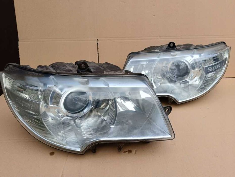 Skoda Superb II 2 3T Фары (фара левая, правая)