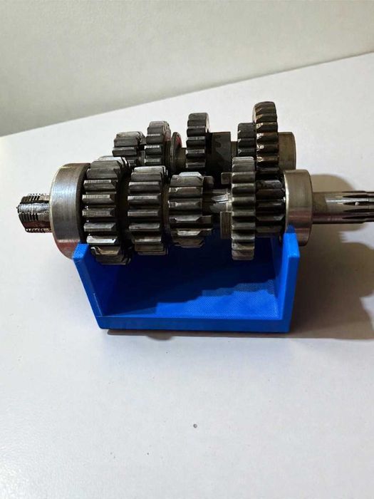 Stojak serwisowy do skrzyni biegów MZ ETZ 125/150 (5-bieg) – 3D druk