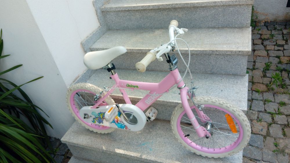 Bicicleta Berg unicórnio de menina