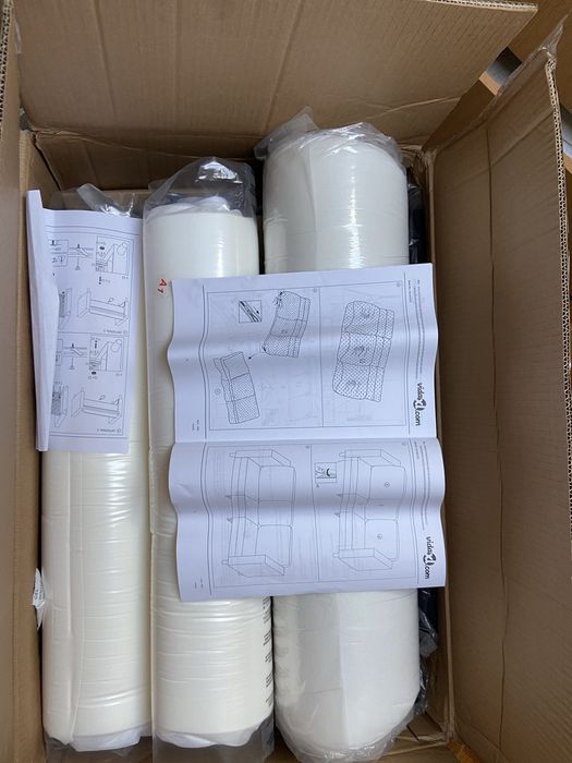 Sofa preto 3 lugsres