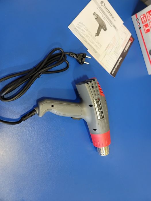 Фен строительный технический Intertool Новый! 12 мес Гарантия