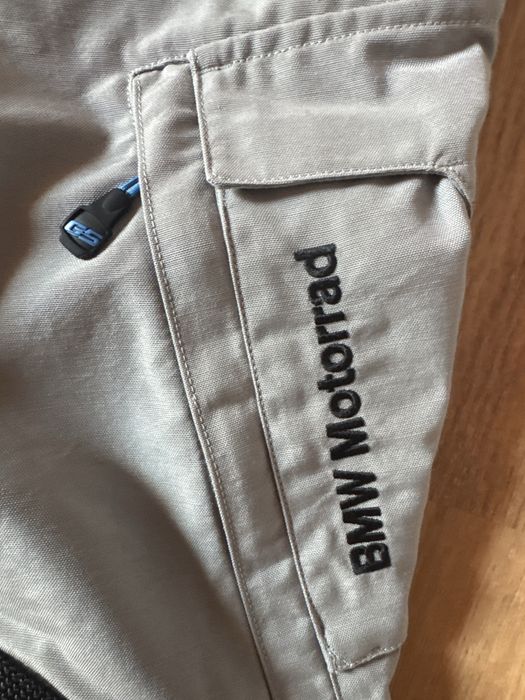 Spodnie rajdowe/motocykl BMW szare rozmiar EU 60