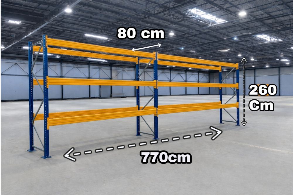 Regały magazynowe paletowe półkowe